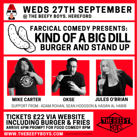 Farcical Comedy Night flyer