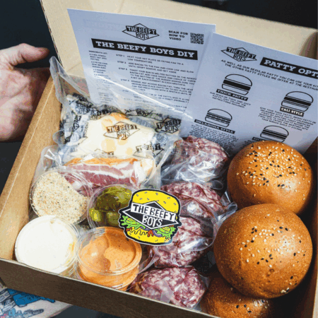 SMALL BEEFY BOY DIY BOX (4 x burger size)
