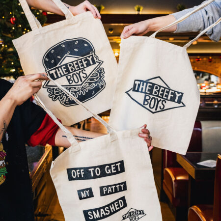 BEEFY BOYS TOTE BAGS