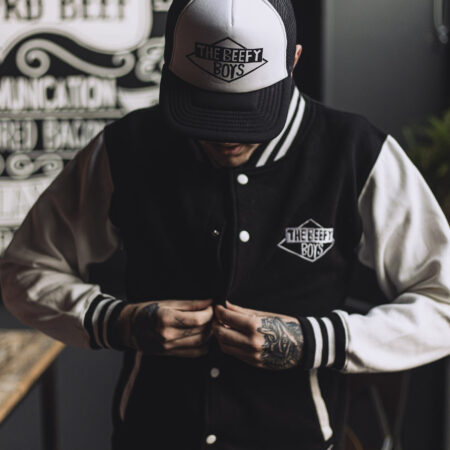 BEEFY BOYS LETTERMAN BASEBALL JACKET